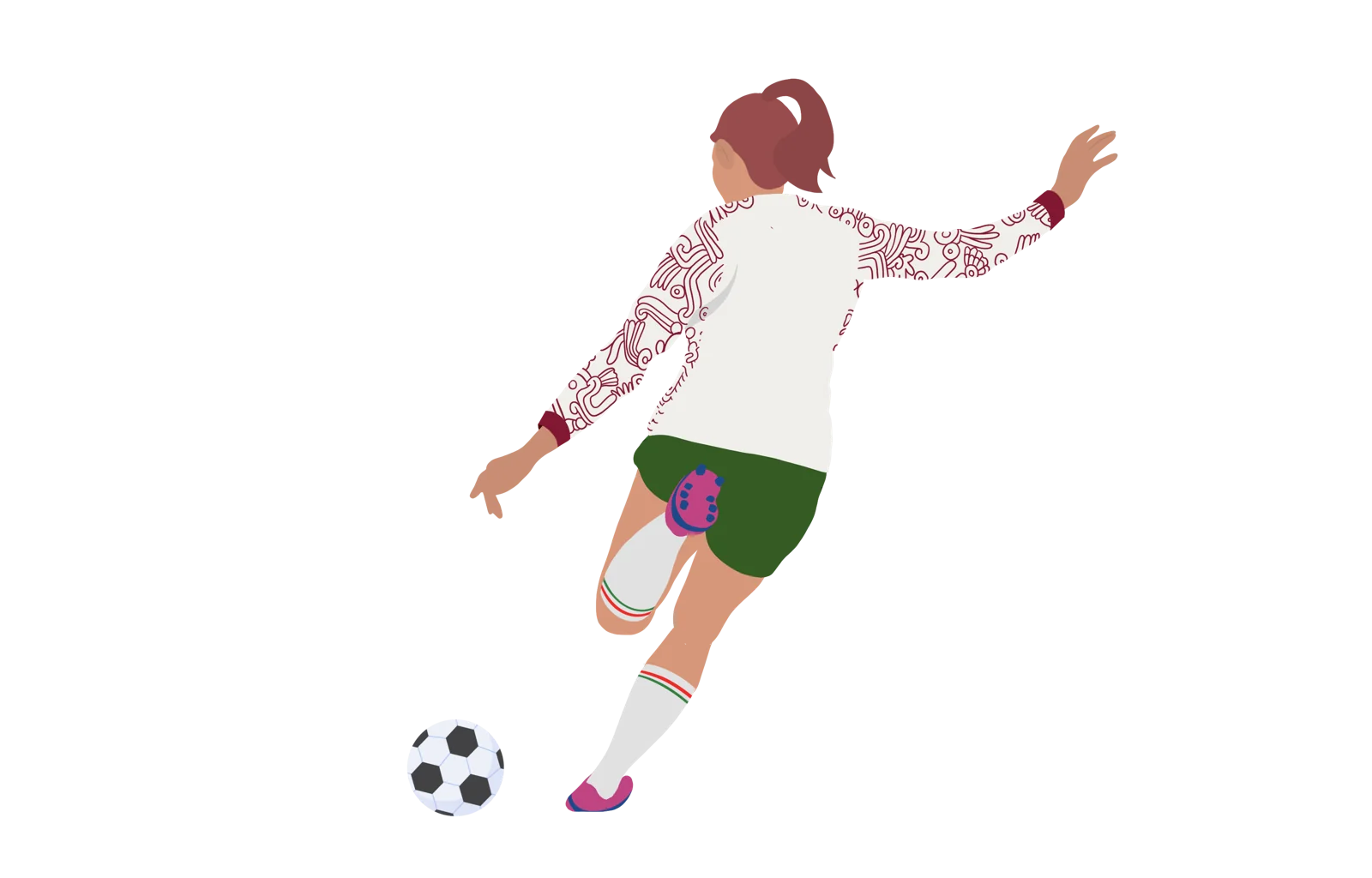 Salón de clases donde una persona mira un partido de futbol en el teléfono celular